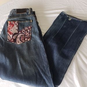 Sean John Jeans with Unique Floral Pattern